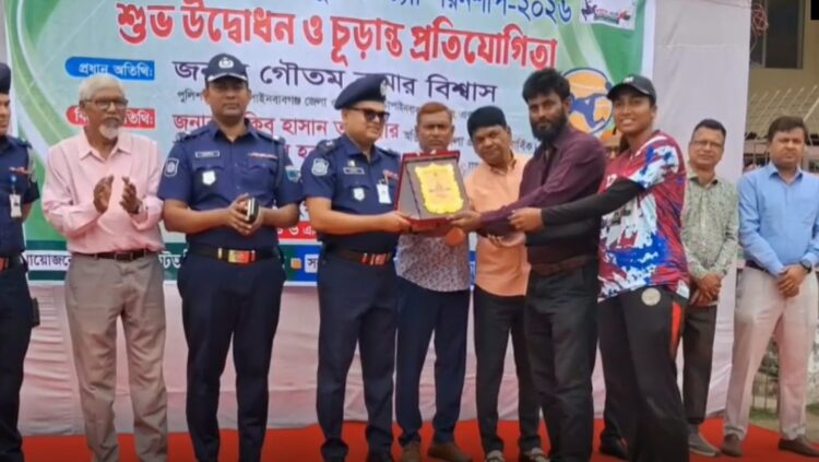 চাঁপাইনবাবগঞ্জে ভিসতা স্বাধীনতা দিবস ফুটভলি চ্যাম্পিয়নশীপের উদ্বোধন