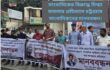সাংবাদিকের বিরুদ্ধে মিথ্যা মামলার প্রতিবাদে চট্টগ্রামে সাংবাদিকদের মানববন্ধন।