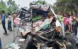 ফরিদপুরে বাস এম্বুলেন্স মুখোমুখি সংঘর্ষ একই পরিবারের ৪ জন সহ নিহত ৫
