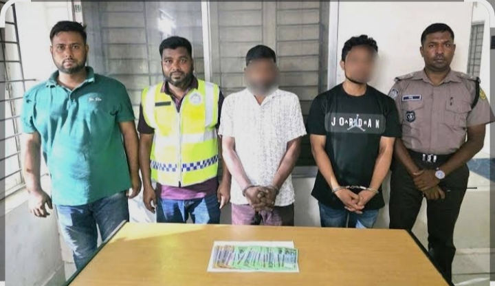 ৬৪ হাজার টাকার জালনোটসহ দুইজনকে গ্রেফতার করেছে সবুজবাগ থানা পুলিশ