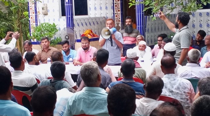 নগরকান্দার ডাঙ্গীতে হিন্দু সম্প্রদায় সহ ১৩ টি পরিবার বিএনপিতে যোগদান