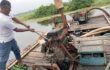 রাজৈরে অবৈধ বালু উত্তোলনের বিরুদ্ধে ইউএনওর অভিযান, ড্রেজার ধ্বংস