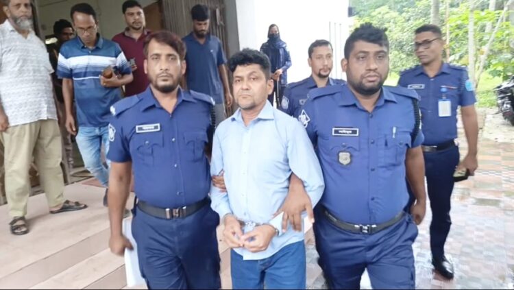 রাজৈরে কুখ্যাত মানবপাচার কারী জুলহাস গ্রেপ্তার