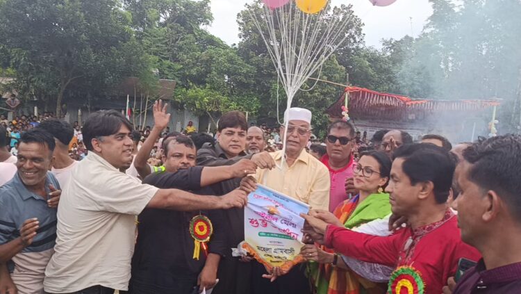 মহেলা ফুটবল টুর্নামেন্ট- ২০২৬ ফাইনাল খেলা অনুষ্ঠিত।